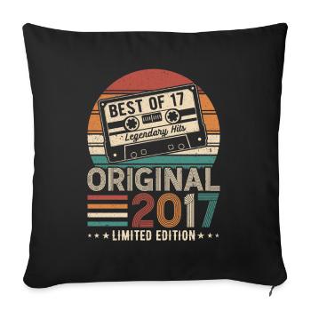 Légendes nées - Housse de coussin décorative 45 x 45 cm - noir - Devant