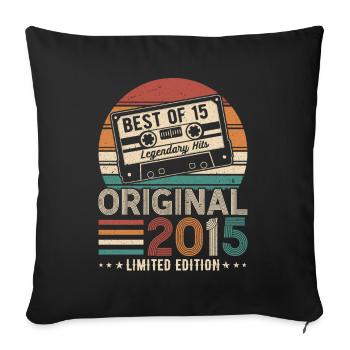 Gift from Heaven 2015 - Sofa pillowcase 17,3'' x 17,3'' (45 x 45 cm) - black - Front