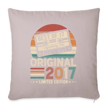 Legendary vintage 2017 - Sofa pillowcase 17,3'' x 17,3'' (45 x 45 cm) - light taupe - Front