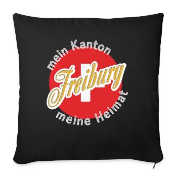 My Home Freiburg Gift - Sofa pillowcase 17,3'' x 17,3'' (45 x 45 cm) - black - Front