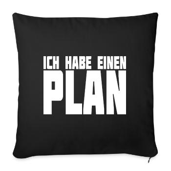 Egon Olsen Coup DDR Ostalgie Dänemark - Sofakissenbezug 45 x 45 cm - Schwarz - Vorne