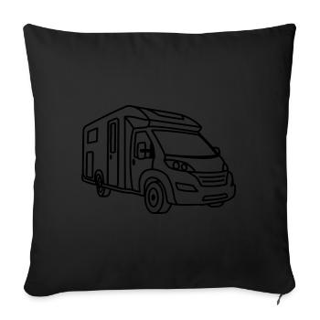Motorhome Semi-Integrated - Front - Contour Black - Sofa pillowcase 17,3'' x 17,3'' (45 x 45 cm) - black - Front