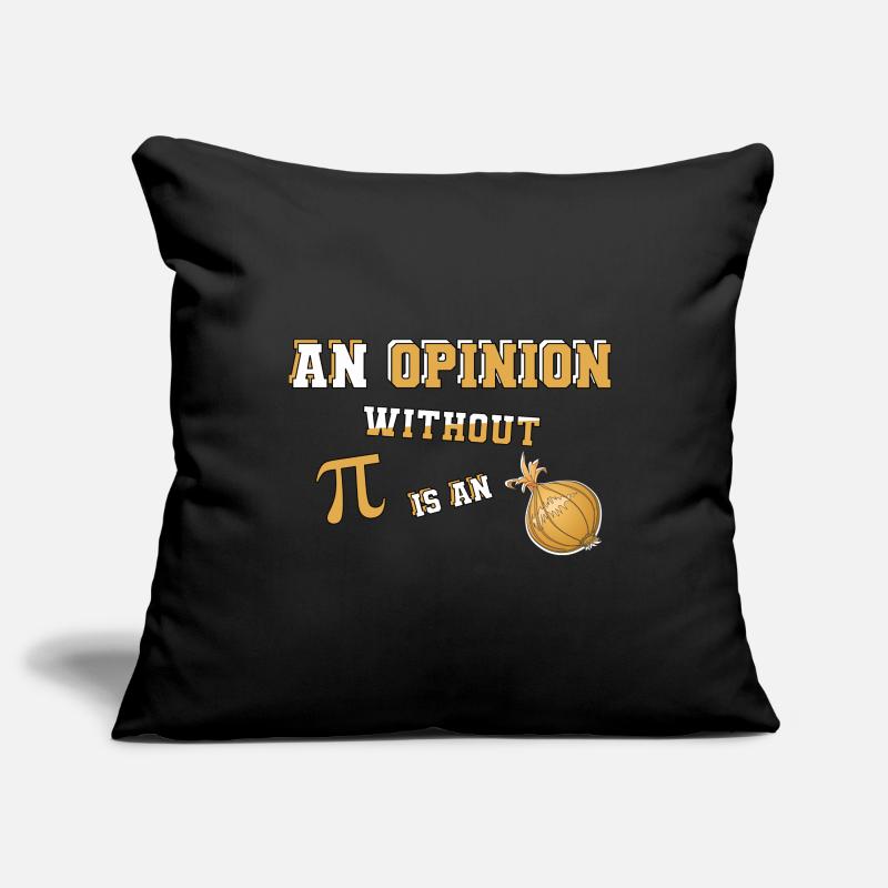 Math physics pi onion onion design gift idea Sofa pillowcase 17,3'' x 17,3'' (45 x 45 cm)