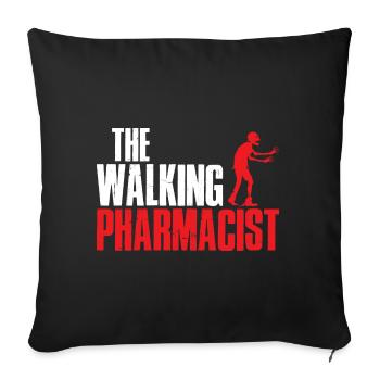 Pharmacist Pharmacy Pharmacy Technician The change - Sofa pillowcase 17,3'' x 17,3'' (45 x 45 cm) - black - Front