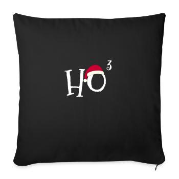 Math Nerd Hohoho Christmas - Sofa pillowcase 17,3'' x 17,3'' (45 x 45 cm) - black - Front