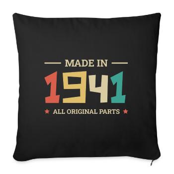 Légendaire Depuis 1941 Original 1941 - Housse de coussin décorative 45 x 45 cm - noir - Devant