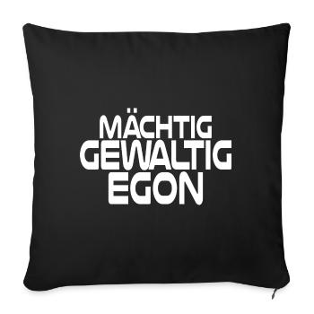 Benny Egon Olsen Coup DDR Ostalgie - Sofakissenbezug 45 x 45 cm - Schwarz - Vorne
