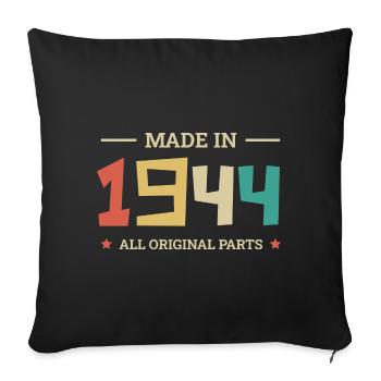 Légendaire Depuis 1944 Original 1944 - Housse de coussin décorative 45 x 45 cm - noir - Devant