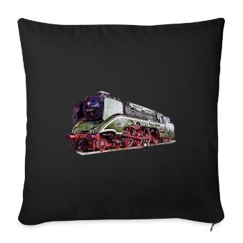 Dampflok 18 201 - Sofakissenbezug 45 x 45 cm - Schwarz - Vorne