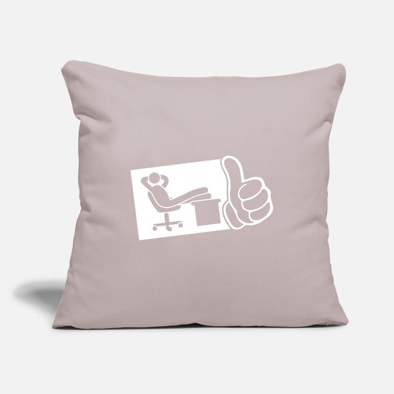 work office chill thumb Sofa pillowcase 17,3'' x 17,3'' (45 x 45 cm)