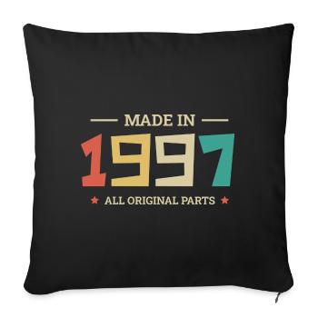 Légendaire Depuis 1997 Original 1997 - Housse de coussin décorative 45 x 45 cm - noir - Devant