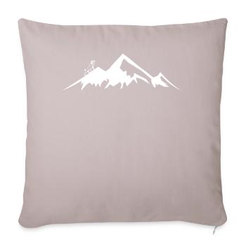 Mountain goat Mountain goat - Sofa pillowcase 17,3'' x 17,3'' (45 x 45 cm) - light taupe - Front