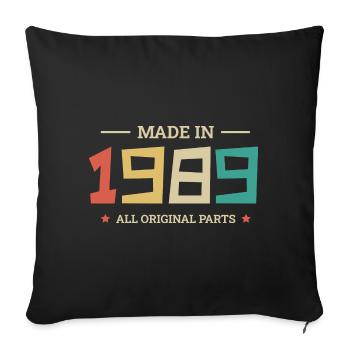 Legendary Since 1989 Original 1989 - Sofa pillowcase 17,3'' x 17,3'' (45 x 45 cm) - black - Front
