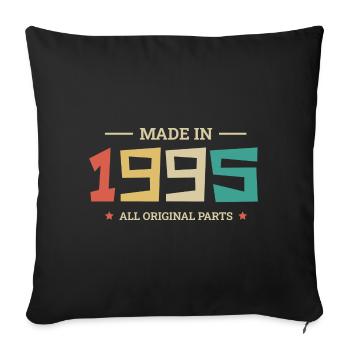 Legendary Since 1995 Original 1995 - Sofa pillowcase 17,3'' x 17,3'' (45 x 45 cm) - black - Front