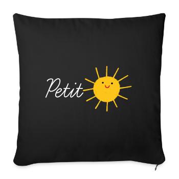 Notre petit rayon de soleil notre favori - Housse de coussin décorative 45 x 45 cm - noir - Devant