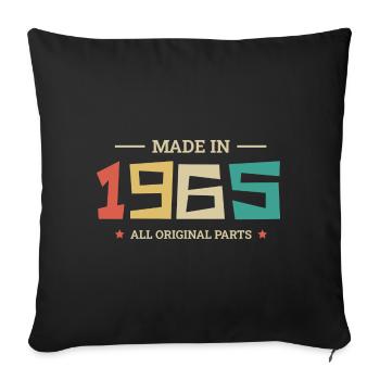 Legendary Since 1965 Original 1965 - Sofa pillowcase 17,3'' x 17,3'' (45 x 45 cm) - black - Front