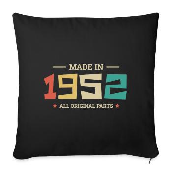 Legendary Since 1952 Original 1952 - Sofa pillowcase 17,3'' x 17,3'' (45 x 45 cm) - black - Front