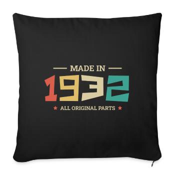 Legendär seit 1932 Original 1932 - Sofakissenbezug 45 x 45 cm - Schwarz - Vorne