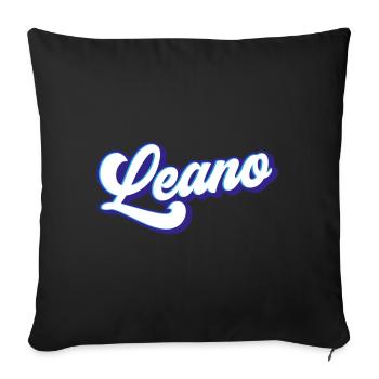 Leano Couleurs changeantes - Housse de coussin décorative 45 x 45 cm - noir - Devant