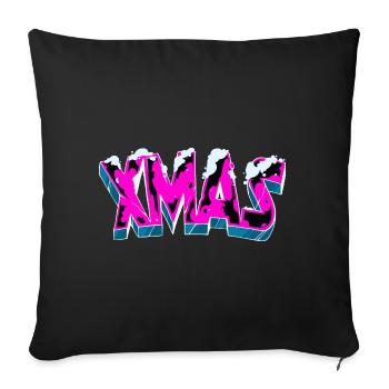 x mas outfit - Sofakissenbezug 45 x 45 cm - Schwarz - Vorne