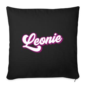 Scott | Colors changeable - Sofa pillowcase 17,3'' x 17,3'' (45 x 45 cm) - black - Front