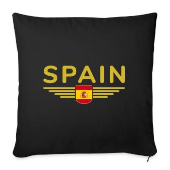 I Love Spain, Design T-Shirt Outfit - Sofa pillowcase 17,3'' x 17,3'' (45 x 45 cm) - black - Front