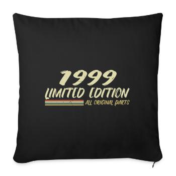 Cadeau D'anniversaire 1999 Idée Cadeau 1999 - Housse de coussin décorative 45 x 45 cm - noir - Devant