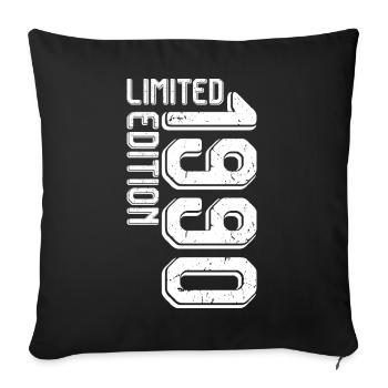 Limited Mood Co Logo Tee - Sofa pillowcase 17,3'' x 17,3'' (45 x 45 cm) - black - Front