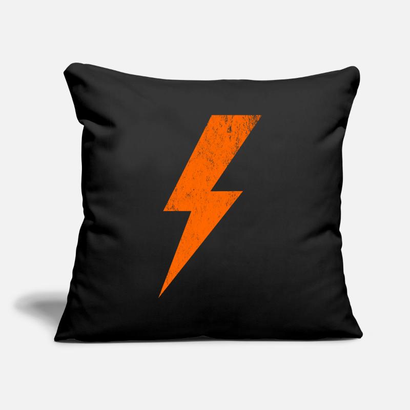 Glowing lightning design Sofa pillowcase 17,3'' x 17,3'' (45 x 45 cm)