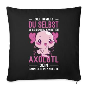 Funny Sayings Fun Outfits Irony Sarcasm - Sofa pillowcase 17,3'' x 17,3'' (45 x 45 cm) - black - Front