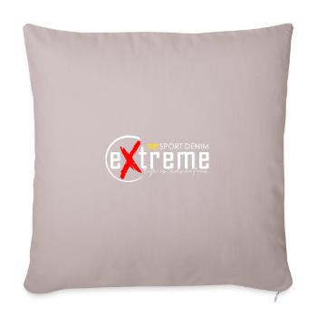 active sport denim extrême - Housse de coussin décorative 45 x 45 cm - taupe clair - Devant