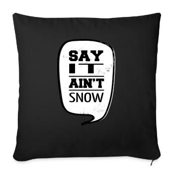 Present Comic Present Idea Dino Beach Christmas - Sofa pillowcase 17,3'' x 17,3'' (45 x 45 cm) - black - Front