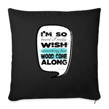 union carpenter tshirts felling forester arborists - Sofakissenbezug 45 x 45 cm - Schwarz - Vorne