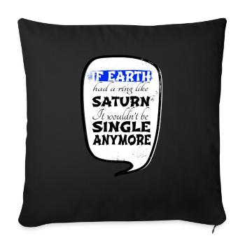birthday present birthday weightless astrology - Sofa pillowcase 17,3'' x 17,3'' (45 x 45 cm) - black - Front