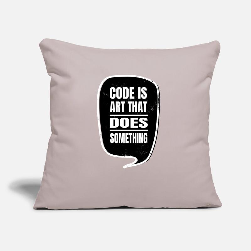 Informatique C Sharp Programmation Fun Blagues Cadeau Housse de coussin décorative 45 x 45 cm