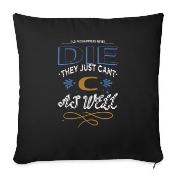 hacking computer birthday present idea awesome - Sofakissenbezug 45 x 45 cm - Schwarz - Vorne