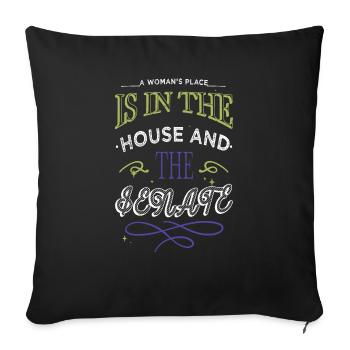 Happy Equality Gay Colorful Female Pride Outfits - Housse de coussin décorative 45 x 45 cm - noir - Devant