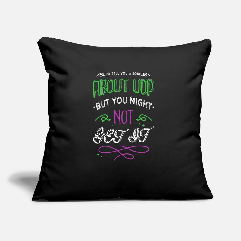 ethical encrypt jokes anonymous hacker Sofa pillowcase 17,3'' x 17,3'' (45 x 45 cm)