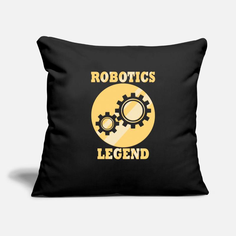 Robotics Legend Ironic Quote Mechanic Engineer Sofa pillowcase 17,3'' x 17,3'' (45 x 45 cm)