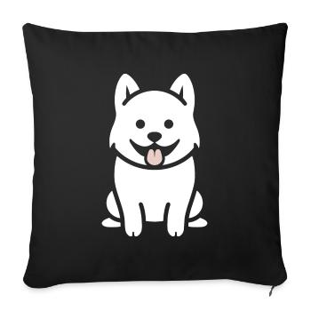 Shikoku - Sofa pillowcase 17,3'' x 17,3'' (45 x 45 cm) - black - Front