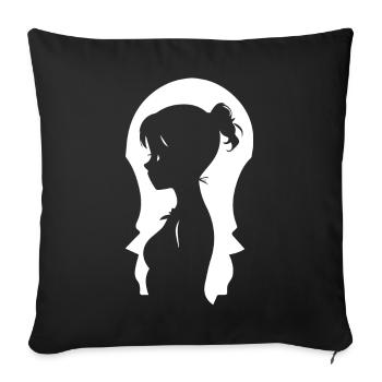 Batcave Girl Dark Fairytale Goth Occult Women Got - Housse de coussin décorative 45 x 45 cm - noir - Devant