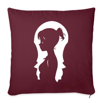 Batcave Girl Dark Fairytale Goth Occult Women Got - Housse de coussin décorative 45 x 45 cm - bordeaux - Devant