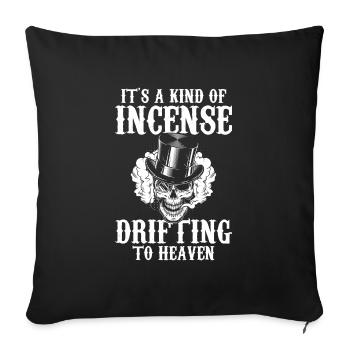 Cigares Tabac Cigar Club Messieurs - Housse de coussin décorative 45 x 45 cm - noir - Devant