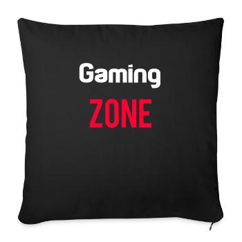 Gaming Zone - Sofakissenbezug 45 x 45 cm - Schwarz - Vorne