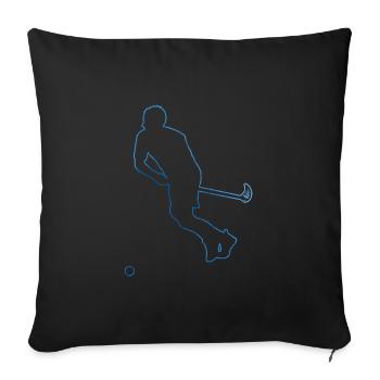 Salibandy Floorball Floorball Games Women - Sofa pillowcase 17,3'' x 17,3'' (45 x 45 cm) - black - Front