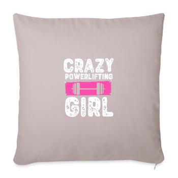 Fitness - Housse de coussin décorative 45 x 45 cm - taupe clair - Devant