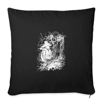 Offroad Splash Style Racing Conduite hors route - Housse de coussin décorative 45 x 45 cm - noir - Devant