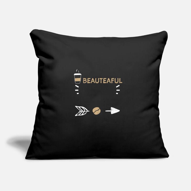 BeauTEAful - Café Housse de coussin décorative 45 x 45 cm