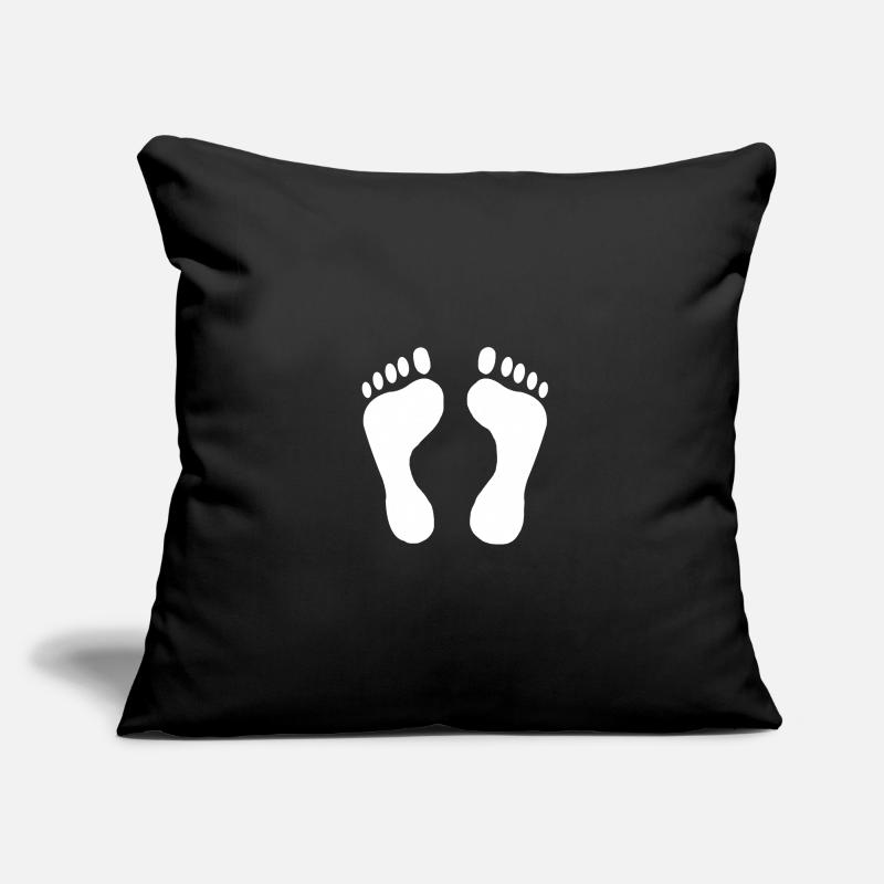 Empreinte de l’empreinte Housse de coussin décorative 45 x 45 cm