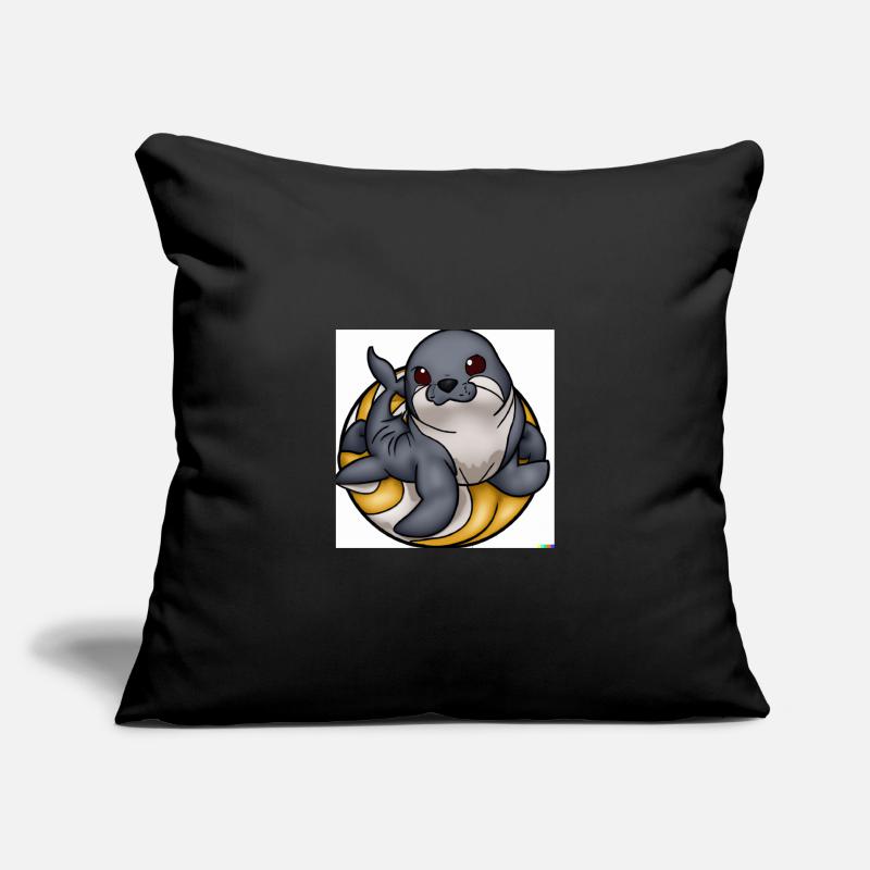 Seal Sticker Sofakissenbezug 45 x 45 cm